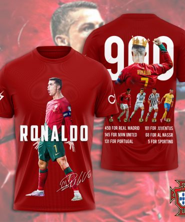 Cristiano Ronaldo X Portugal National Football Team 3D Shirt Hoodie Apparel