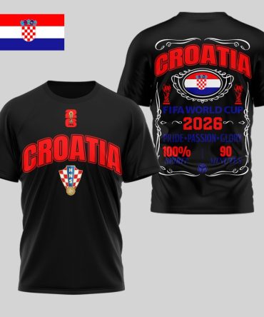 Croatia , Premium Wc26 Pride Passion Glory 3D Shirt