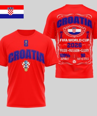 Croatia , Premium Wc26 Pride Passion Glory 3D Shirt