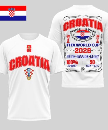 Croatia , Premium Wc26 Pride Passion Glory 3D Shirt