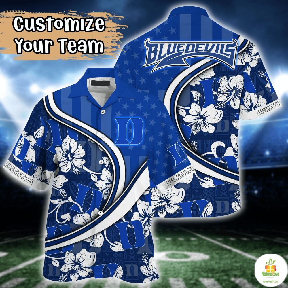 Duke Blue Devils Ncaa Hawaiian Shirt Summer Aloha Shirts