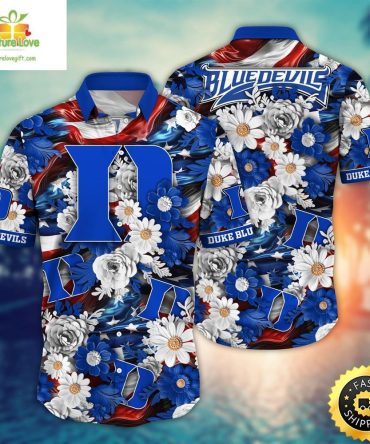 Duke Blue Devils Ncaa2 Hawaii Shirt Independence Day