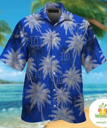 Duke Blue Devils Hawaiian Shirt Short Sleeve Aloha Button Up Shirts