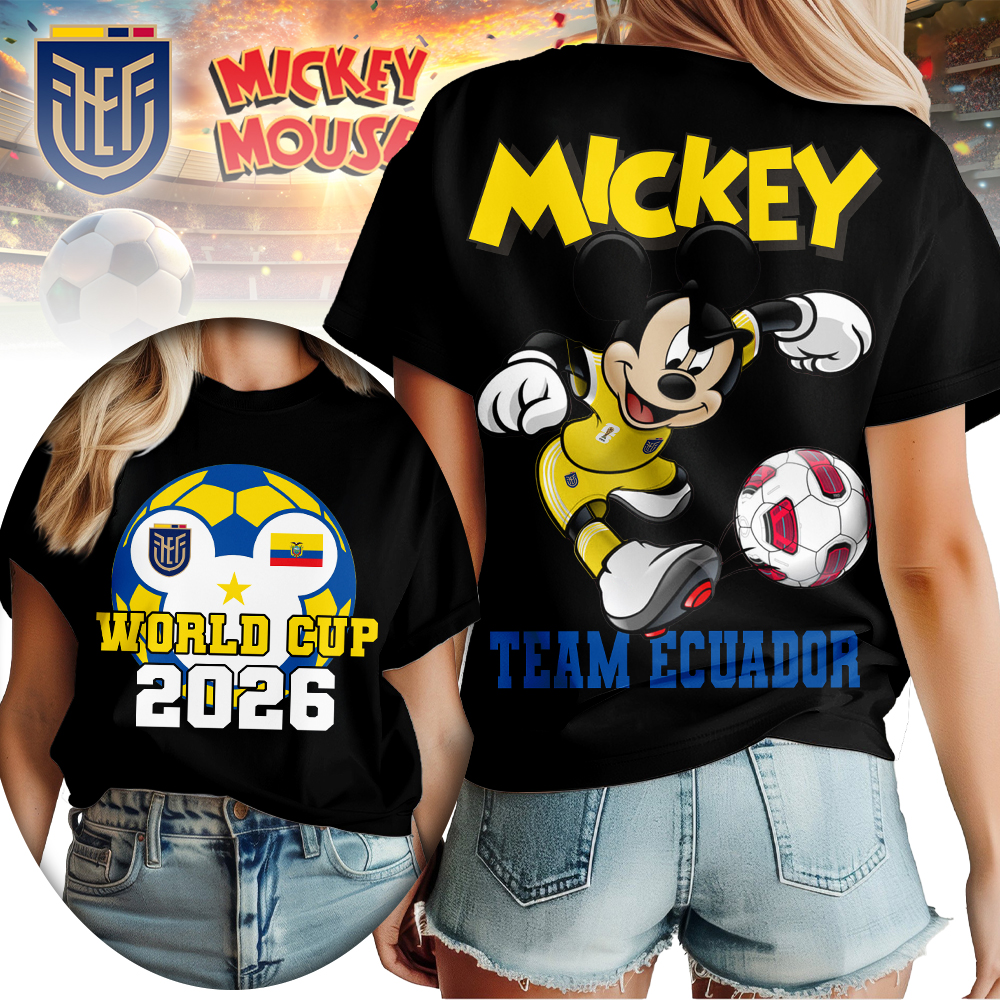Ecuador , Premium Wc26 Mickey Women Shirt