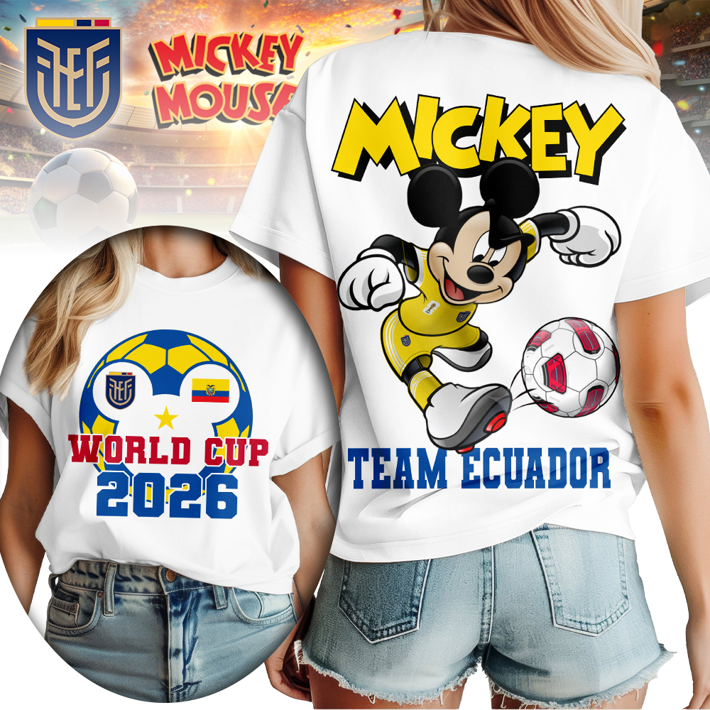 Ecuador , Premium Wc26 Mickey Women Shirt