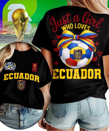 Ecuador , Premium Wc26 Just A Girl Who Loves Soccer Shirt