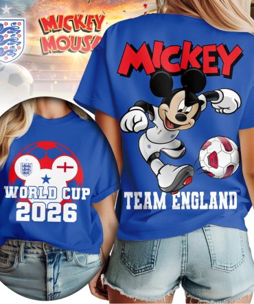 England , Premium Wc26 Mickey Women Shirt
