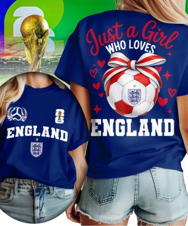 England , Premium Wc26 Just A Girl Who Loves Soccer Shirt