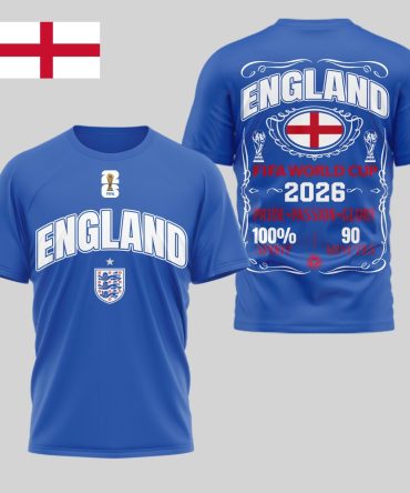 England , Premium Wc26 Pride Passion Glory 3D Shirt