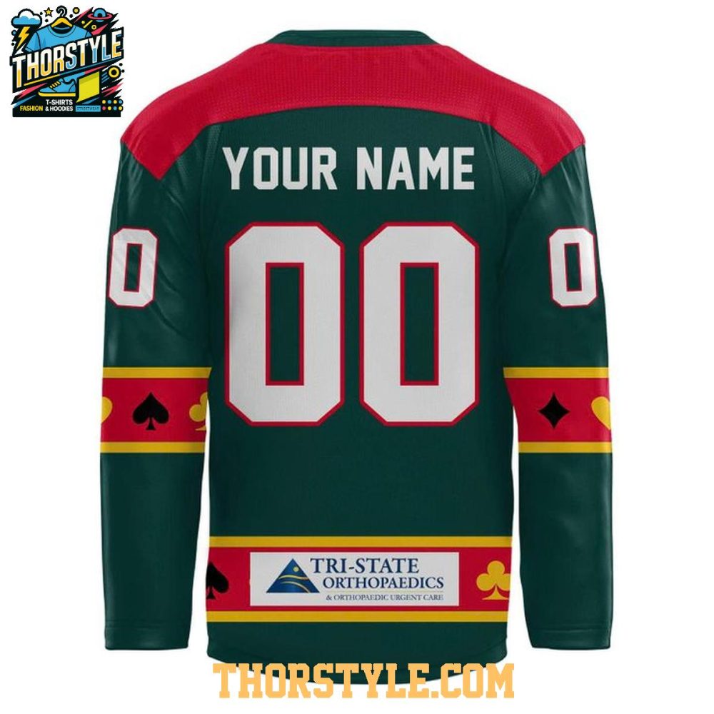 Evansville Thunderbolts Ohio Valley Riverjacks 2026 Personalized Hockey Jersey - Image 3