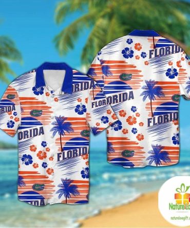 Florida Gators Hawaiian Shirt Short Sleeve Button Up Aloha Shirts
