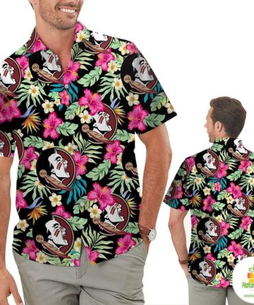 Florida State Seminoles Hawaiian Shirt Hibiscus Aloha Shirts