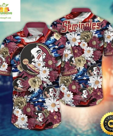 Florida State Seminoles Ncaa2 Hawaii Shirt Independence Day