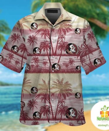 Florida State Seminoles Hawaiian Shirt Tropical Aloha Button Up Ver04
