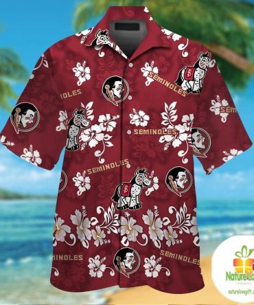 Florida State Seminoles Tropical Hawaiian Shirt Short Sleeve Aloha Shirts