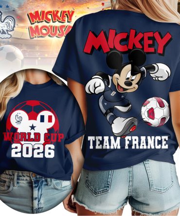 France , Premium Wc26 Mickey Women Shirt