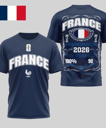 France , Premium Wc26 Pride Passion Glory 3D Shirt