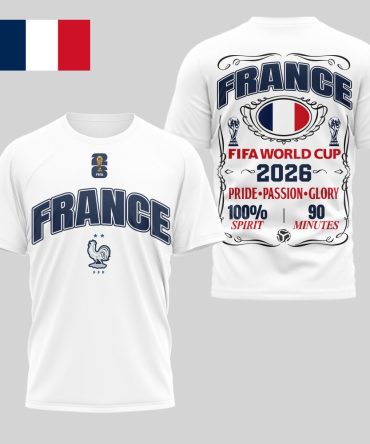 France , Premium Wc26 Pride Passion Glory 3D Shirt