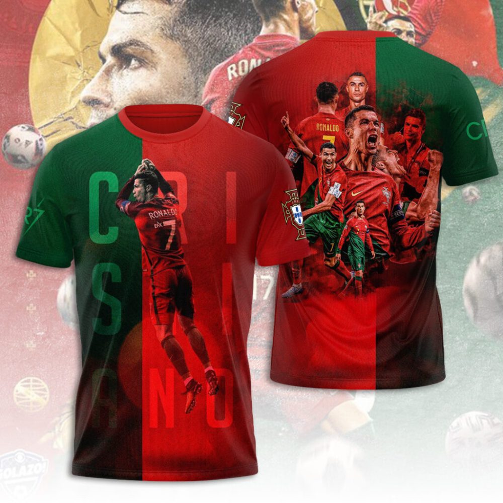 Portugal National Football Team X Cr7 3D Shirt Hoodie Apparel