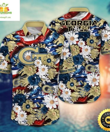 Georgia Tech Yellow Jackets Ncaa Hawaii Shirt