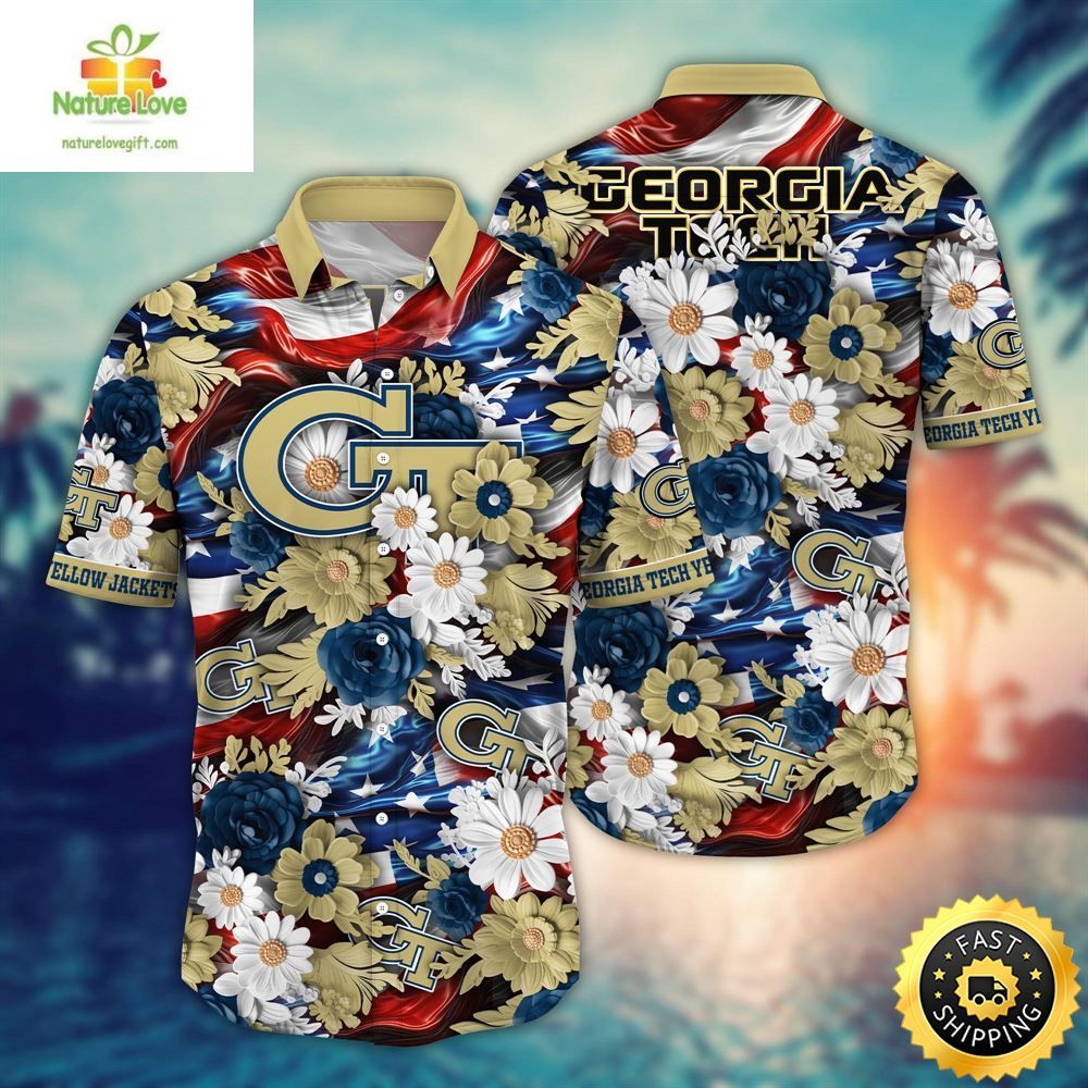Georgia Tech Yellow Jackets Ncaa Hawaii Shirt