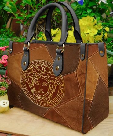 Versace Bag, Gianni Versace Brown Luxury Brand Women Small Handbag For Beauty