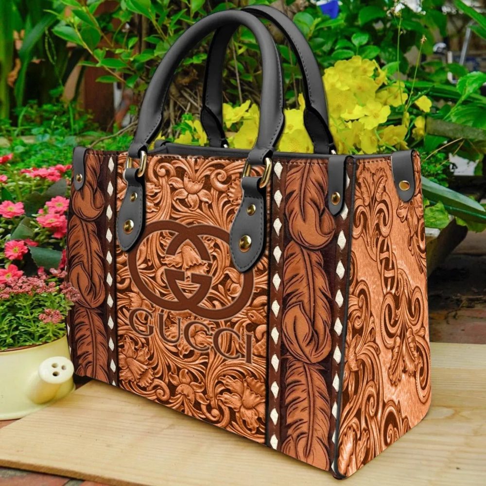 Gucci Bag, Gucci Wood Sculpture Luxury Brand Women Small Handbag