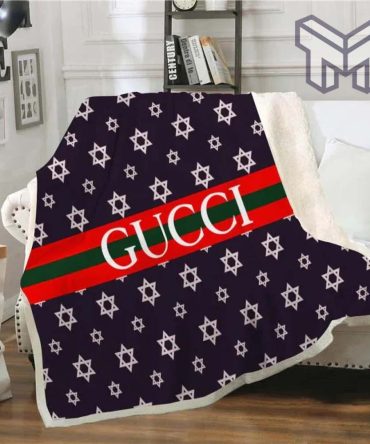 Gucci Fashion Luxury Brand Fleece Blanket Comfortable Blanket
