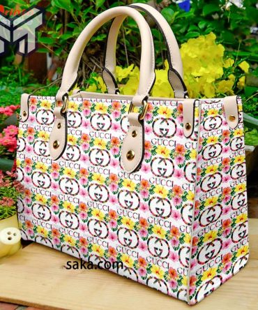 Experience Luxury With Gucci Flower Pattern Handbag -  For Beauty