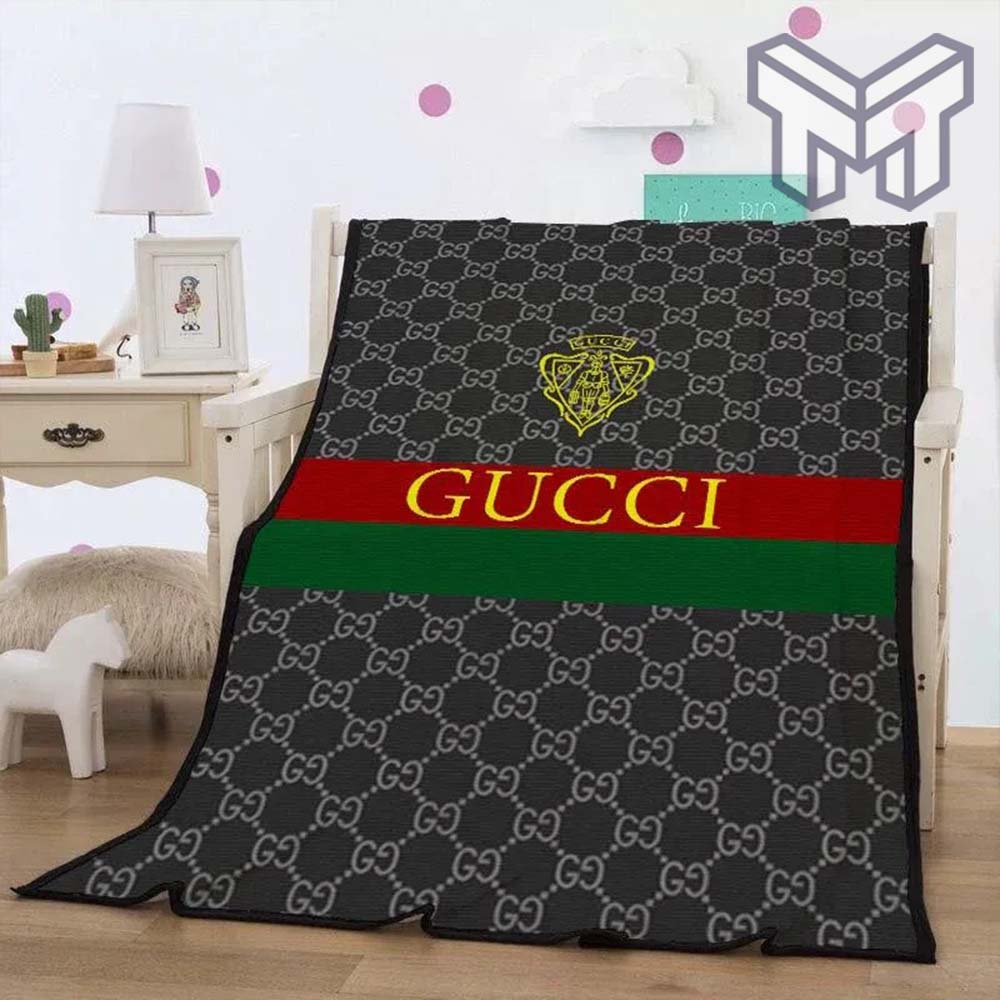Gucci Hot Luxury Brand Fleece Blanket Comfortable Blanket