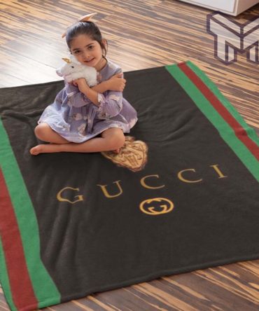 Gucci Luxury Brand New Logo Premium Blanket Fleece Thin Blanket To Keep Warm