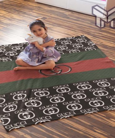 Gucci Luxury Logo Premium Brand Blanket Fleece Thin Blanket To Keep Warm