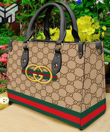 Gucci Stripe Handbag Luxury Brand Fashion Women Gc Handbag