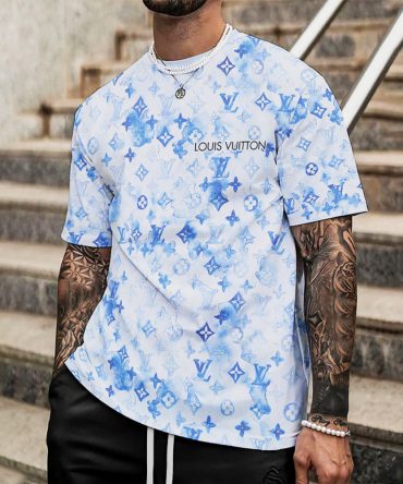 Louis Vuitton Lv Printed Men'S 3D T-Shirt-Hp240626016