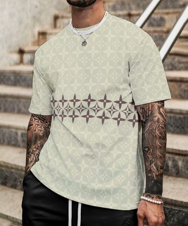 Louis Vuitton Lv Printed Men'S 3D T-Shirt-Hp240626028