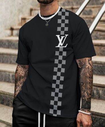 Louis Vuitton Lv Printed Men'S 3D T-Shirt-Hp240626033