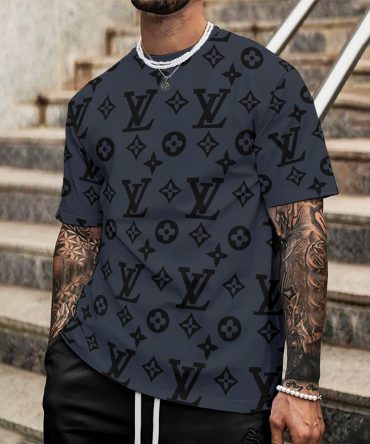 Louis Vuitton Lv Printed Men'S 3D T-Shirt-Hp240626034