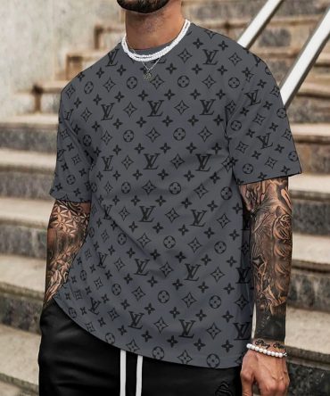 Louis Vuitton Lv Printed Men'S 3D T-Shirt-Hp240626037