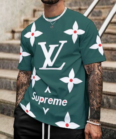 Louis Vuitton Lv Printed Men'S 3D T-Shirt-Hp24062604