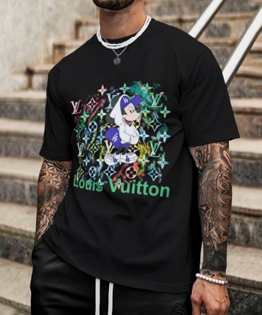 Louis Vuitton Lv Printed Men'S 3D T-Shirt-Hp240626041