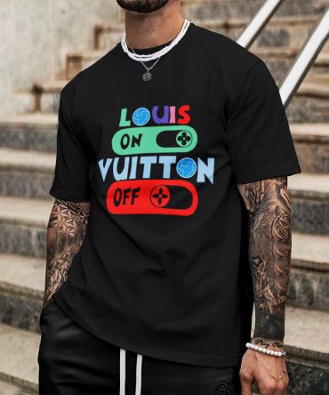 Louis Vuitton Lv Printed Men'S 3D T-Shirt-Hp240626044