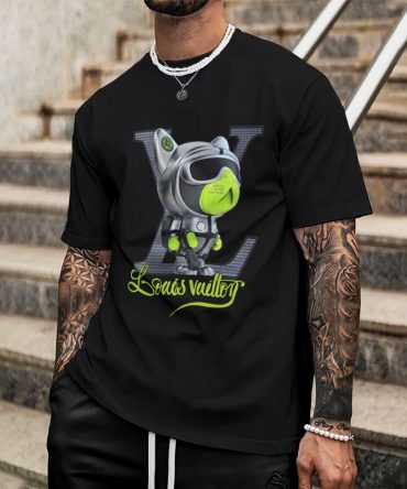 Louis Vuitton Lv Printed Men'S 3D T-Shirt-Hp240626045