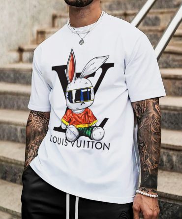 Louis Vuitton Lv Printed Men'S 3D T-Shirt-Hp240626047