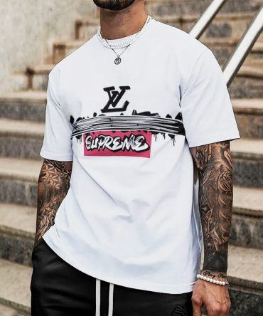 Louis Vuitton Lv Printed Men'S 3D T-Shirt-Hp240626048