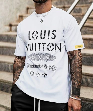 Louis Vuitton Lv Printed Men'S 3D T-Shirt-Hp240626049