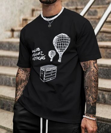 Louis Vuitton Lv Printed Men'S 3D T-Shirt-Hp240626052