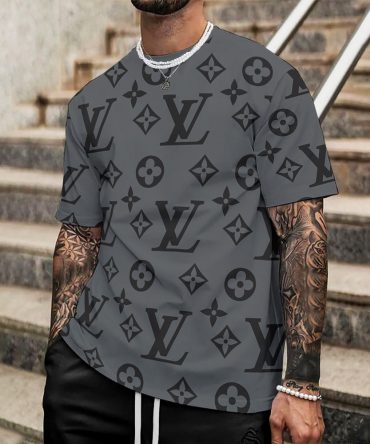 Louis Vuitton Lv Printed Men'S 3D T-Shirt-Hp240626054