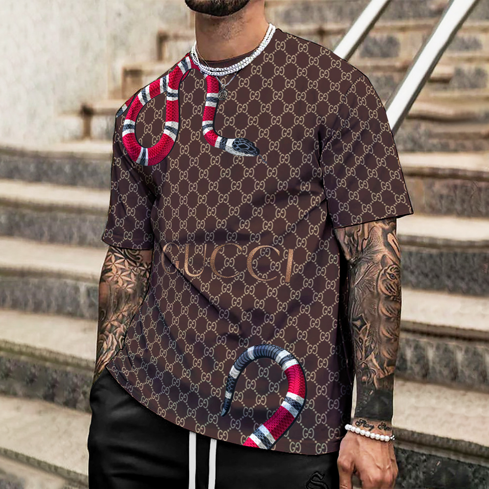 Gucci High Quality Printed Men'S 3D T-Shirt Hoodie-Hp24062801