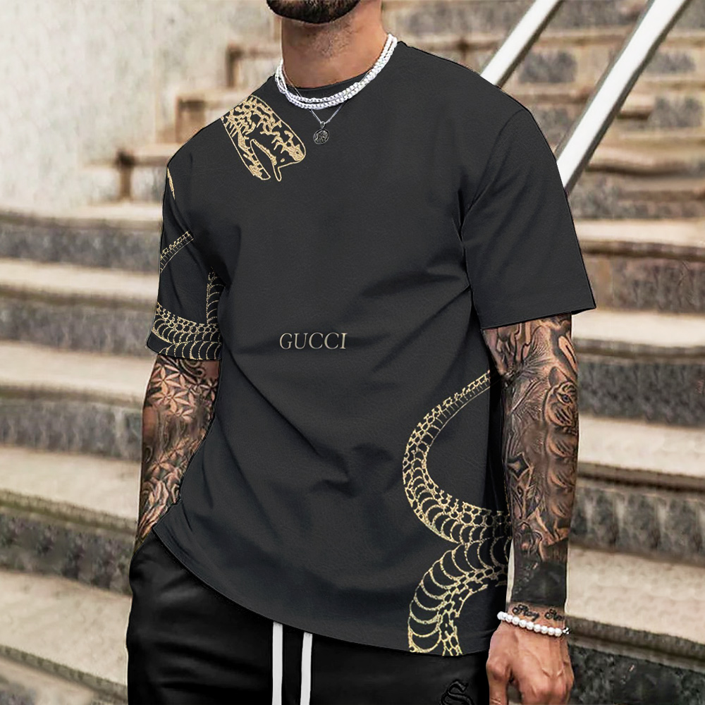 Gucci High Quality Printed Men'S 3D T-Shirt Hoodie-Hp240628011