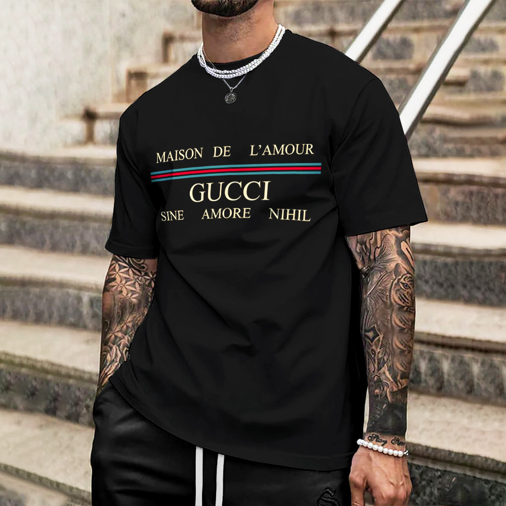 Gucci High Quality Printed Men'S 3D T-Shirt Hoodie-Hp24062803